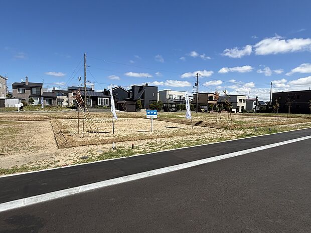 【【区画12】左から撮影】経済的な都市ガスを採用いただけるエリア（2026年8月撮影）