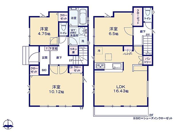 価格5380万円、3LDK、土地面積88.21m2、建物面積91.7m2