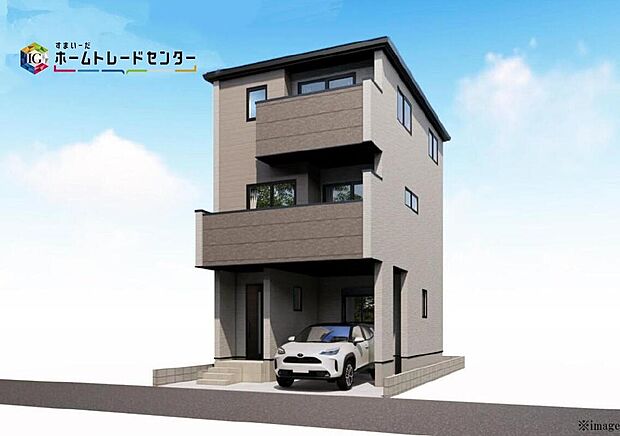 ☆完成イメージ☆
優しい印象のベージュカラーの外観です。温もり感じるお住まいとなっております。
現地をご覧いただきながら、住まいの夢をお聞かせください。