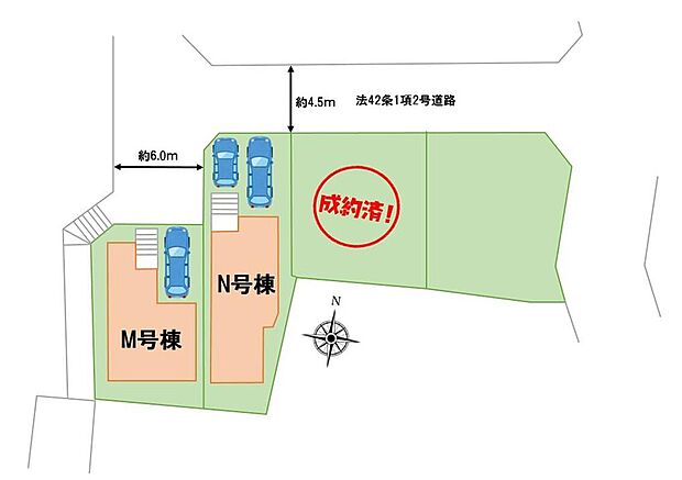 ☆全体区画図☆
東武東上線「鶴瀬」駅まで徒歩5分!
駐車スペース完備♪車通勤やお買物もラクラクです!