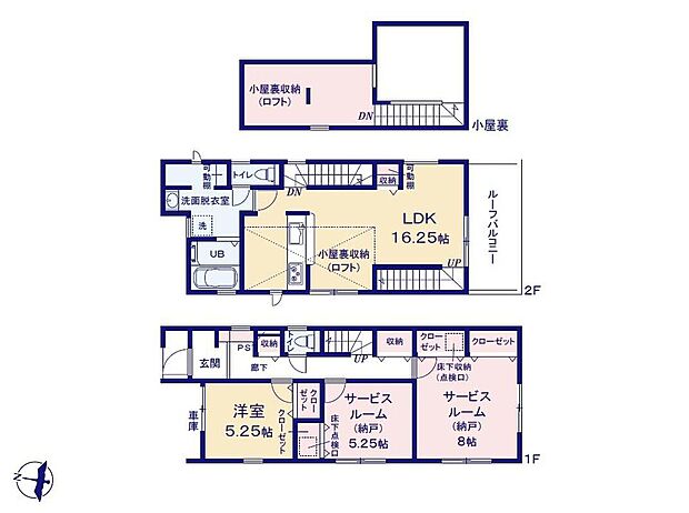 (1号棟)、価格8080万円、1LDK+2S、土地面積99.5m2、建物面積94.76m2