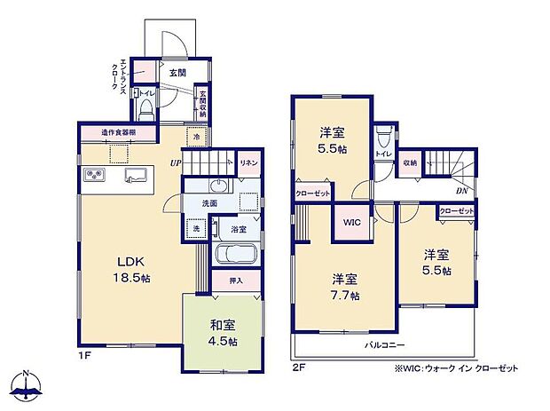 価格5080万円、4LDK、土地面積110.74m2、建物面積100.19m2