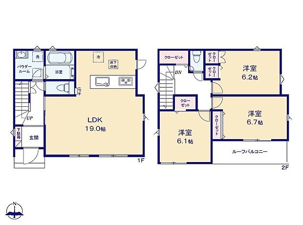 (４号棟)、価格3780万円、3LDK、土地面積109.81m2、建物面積92.53m2