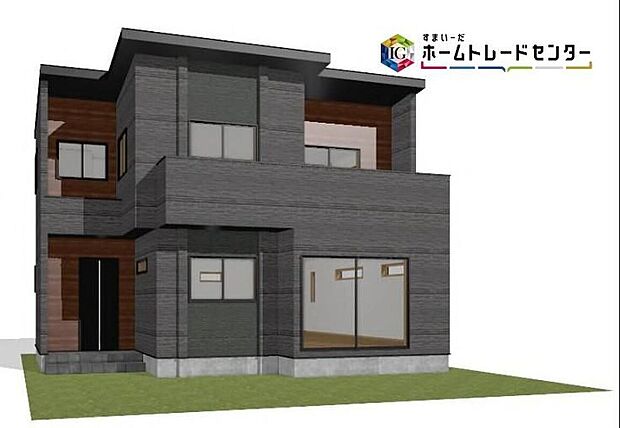 ☆完成イメージ☆風&光を感じる開放感に強く心惹かれるおしゃれなデザイン住宅です。住宅性能評価「建設」取得！ZEH水準住宅です。