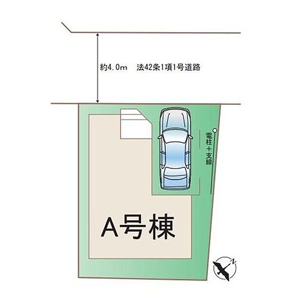 ☆全体区画図☆
車の往来が少ないため、ご自分のペースで駐車できます。小さなお子様のいるご家庭も安心ですね♪