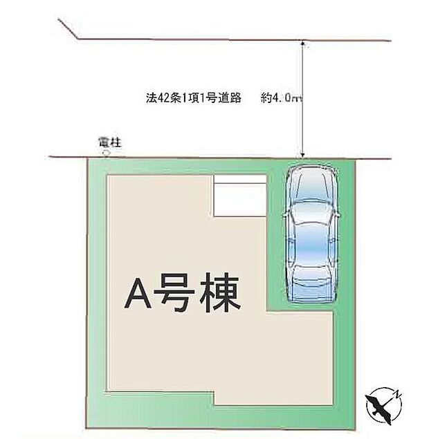 ☆全体区画図☆
周辺は閑静な住宅地♪カースペース付き☆
前面道路は交通量少なめの4m道路でお車の駐車も楽々です。
小学校まで徒歩3分でお子様の通学も安心◎