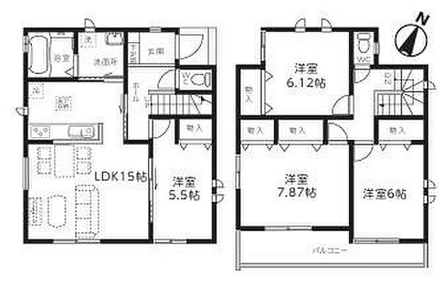(Ｂ号棟)、価格4890万円、4LDK、土地面積103.75m2、建物面積98.12m2