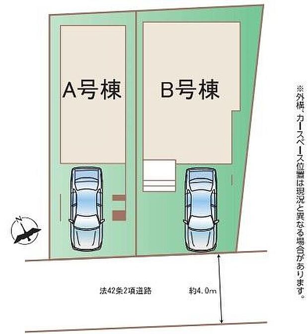 【全体区画図】☆全体区画図☆
カースペースございます。
南面道路接道のため資産価値も高まります♪