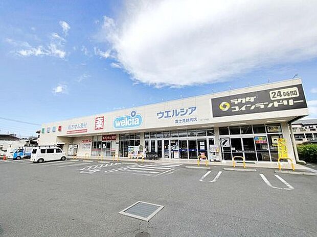 ウエルシア富士見鶴馬店（約650m）