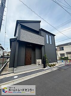 外観（モデル棟・色・間取り変更・選ダークグレーの2階建て外観