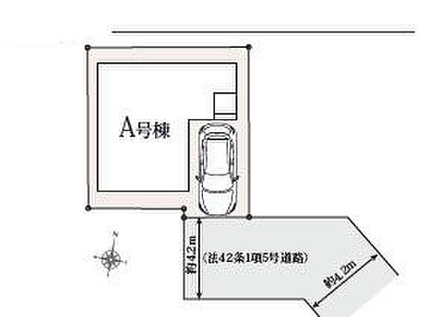 【全体区画図】カースペースございます。南側道路に面し、通風良好です☆