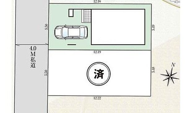 【全体区画図】カースペースございます。