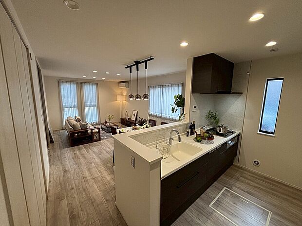 広さとゆとりのLDK空間
※現地モデルハウス写真