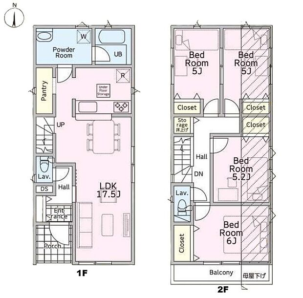 (1号棟)、価格3790万円、4LDK、土地面積87.1m2、建物面積95.58m2