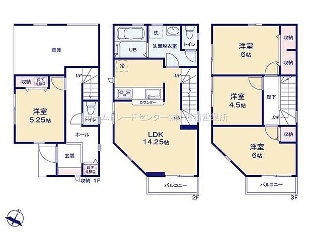 (1号棟)、価格3990万円、4LDK、土地面積54.76m2、建物面積102.87m2