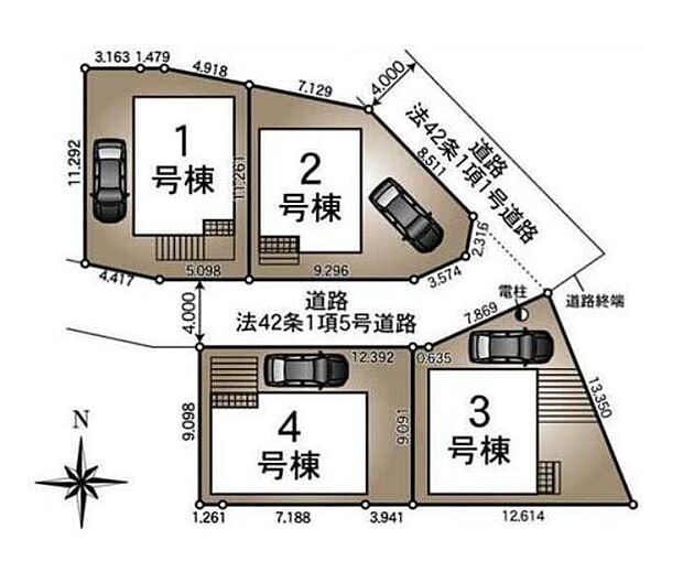 前面道路は車通りが多くないので、お車の出し入れもラクラクです♪
小中学校まで徒歩7分!お子様の登下校も安心の距離ですね☆