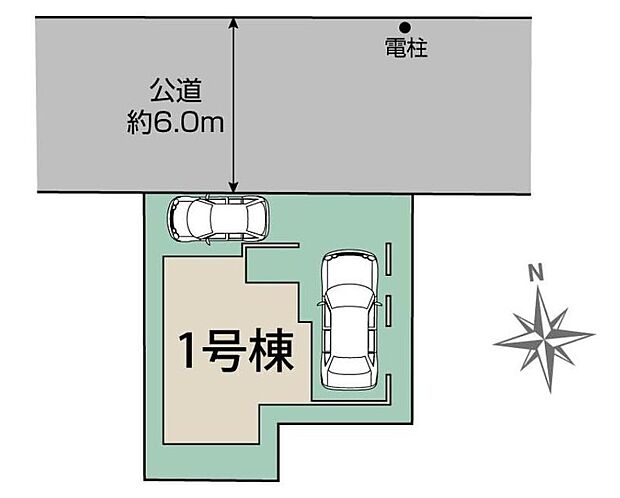 前道が6mあるので、車庫入れが苦手な方でも安心して入れられます♪カースペース2台完備(車種による)空いたスペースには家族分の自転車を駐輪としてもお使いいただけます。ぜひご覧下さい!