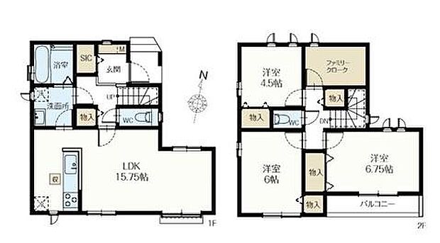 (1-D号棟)、価格5190万円、3LDK、土地面積81.48m2、建物面積87.77m2