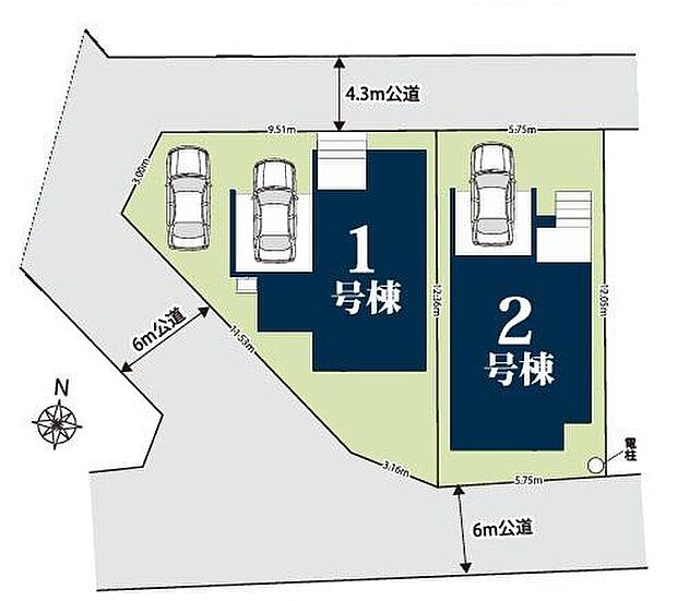 カースペース完備！スーパー、コンビニ、ドラッグストアが徒歩10分内の快適環境♪ぜひ一度ご覧下さい！