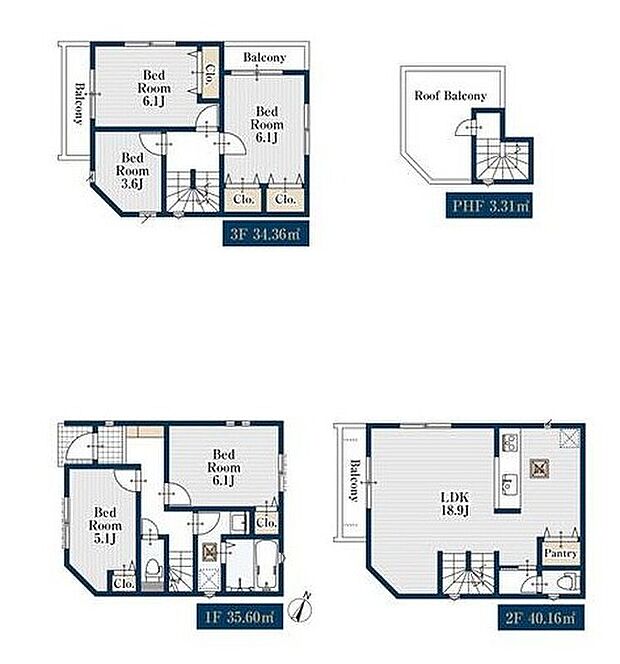 (1号棟)、価格4980万円、5LDK、土地面積76.81m2、建物面積113.43m2