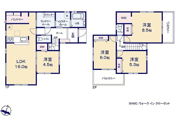 (2号棟)、価格4380万円、4LDK、土地面積168.24m2、建物面積103.27m2