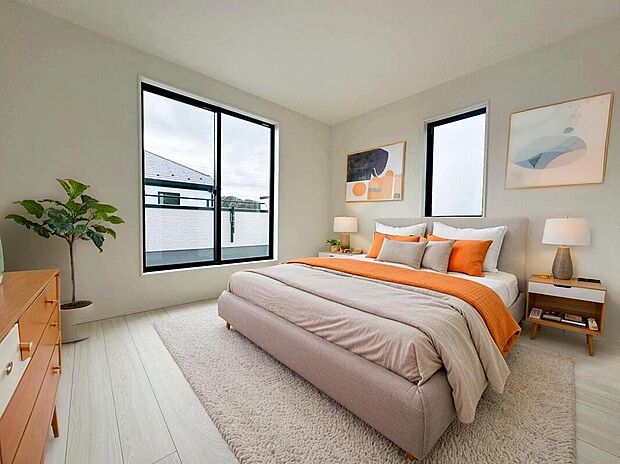 【洋室】※家具はCG合成しております。