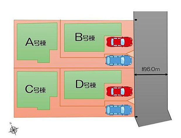 【全体区画図】「南浦和」駅徒歩12分の通勤通学に便利な立地♪
生活施設が徒歩圏に充実しており暮らしやすい環境ですよ♪
ぜひ一度ご覧下さい！