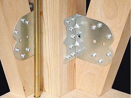 見えない部分で耐震・耐久性を高める「耐震金物」