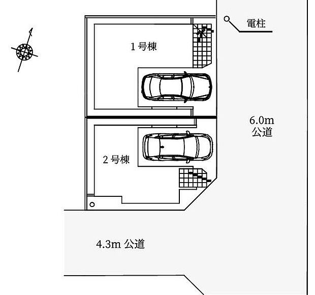 【全体区画図】「西浦和」駅まで徒歩23分に「武蔵浦和」駅までバスも使えて通勤通学にも便利なエリアです!スーパー、コンビニ、ドラッグストアなど商業施設も徒歩10分内で揃っているので快適な環境です!ぜひご覧下さい♪