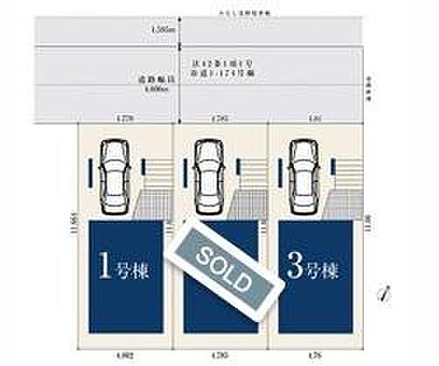 【全体区画図】ＪＲ京浜東北線「南浦和」駅まで徒歩7分！「武蔵浦和」駅もバスが使えるエリア！大切なお車を雨から守るビルトインガレージ☆是非ご覧ください♪