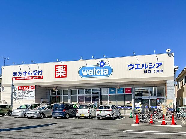ウエルシア川口北園店(約2,076m)