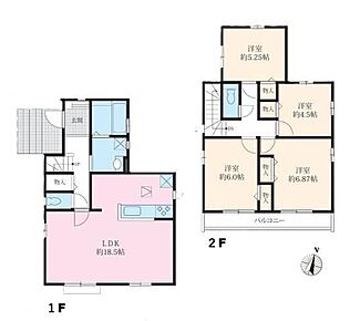 ☆北西角地の立地☆
陽光と風の心地よさを感じる北西角地の住まいです♪前道は6ｍあるので車庫入れが苦手な方でも楽々停められます☆ 