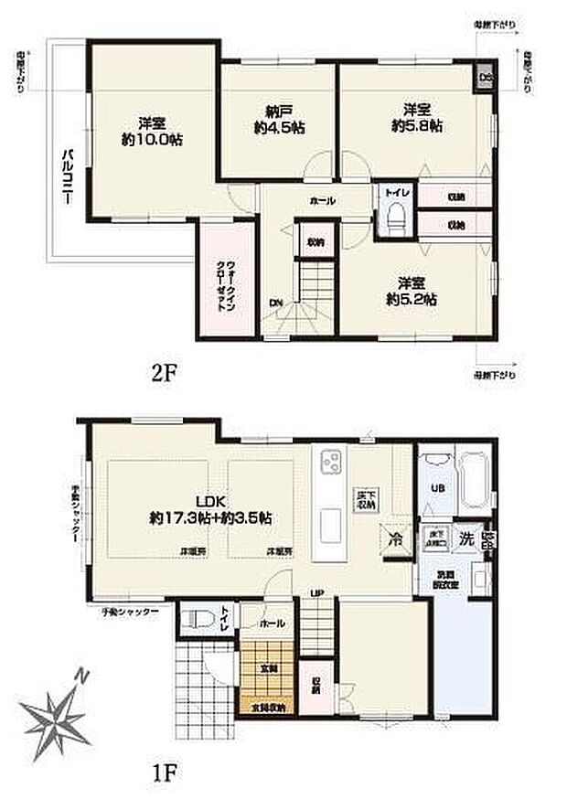 【3LDK+S】ゆとりあるリビングには床暖房が標準装備！冬は足元からぽかぽかで過ごせます♪
10帖の主寝室はL字のバルコニーで採光も取れて奥行きのあるWICも付いているのでお部屋がスッキリ片付きますね☆