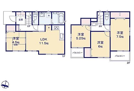 ☆全居室南向き☆お陽さまの光をたっぷりと採り込め、明るい日常をお過ごしいただけます。どのお部屋も、採光良好な風通しの良い快適な空間となっております。洗濯や布団干しも快適です！ 