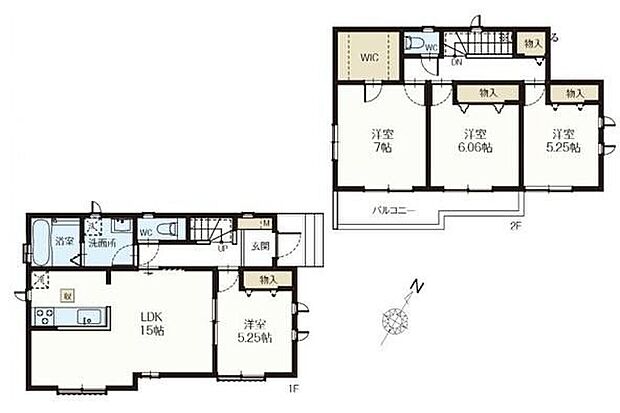 【4LDK】☆主寝室7帖を確保☆
主寝室は7帖の広々空間を確保致しました!大型のウォークインクローゼットがついて広々した作りになります♪また、バルコニーに面して開放感もあります♪
