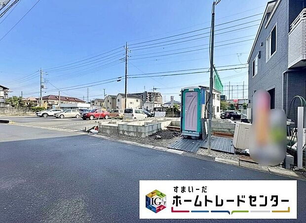 【前面道路含む現地写真】住宅性能表示を全棟取得!お客様のすまいと安全を守る大切な住宅だからこそ、実際の建物の作りと安心感をぜひ現地にてご体感ください!ご見学予約受付です!