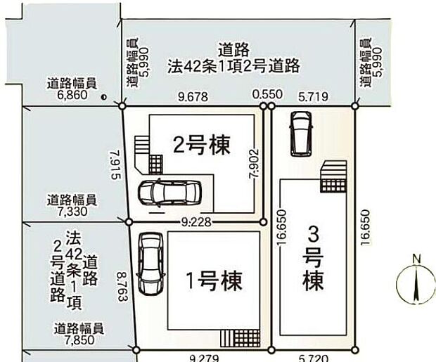 【全体区画図】「南浦和」駅までバス17分「西伊刈」停歩3分!「東浦和」駅へもバスが使える便利なエリア☆
前面道路は5m以上でお車の出し入れもラクラクです♪
是非ご覧ください♪
