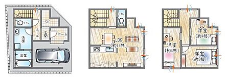 ■シューズインクローゼット付き！
■2階LDKでプライバシーにも考慮された間取り◎ 