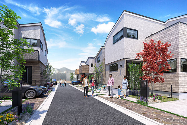 四季の彩りと果樹の実りを楽しみながら、人と人のつながりを育む豊かな街