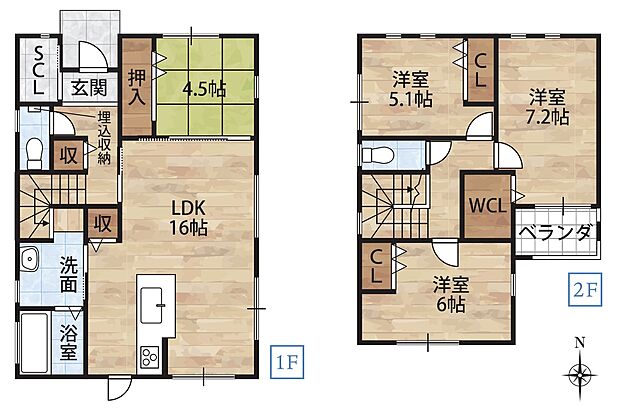 【26号地間取り図】