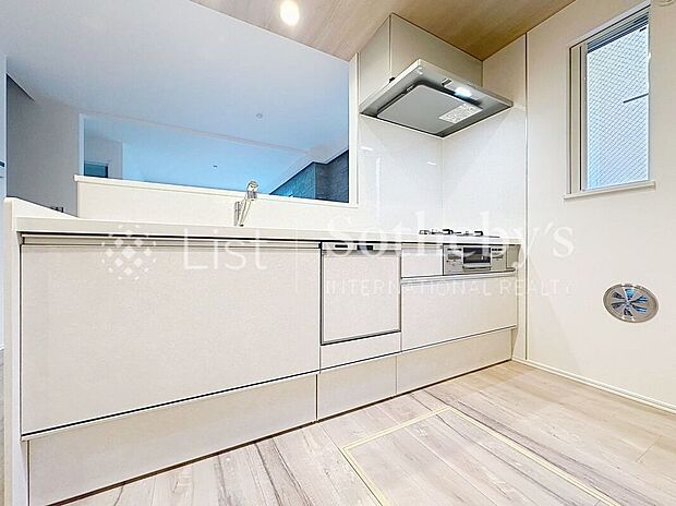 ■キッチン■会話をしながら手を動かせる、オープンなつくり。料理を囲む時間が、家族のリズムをつくります。