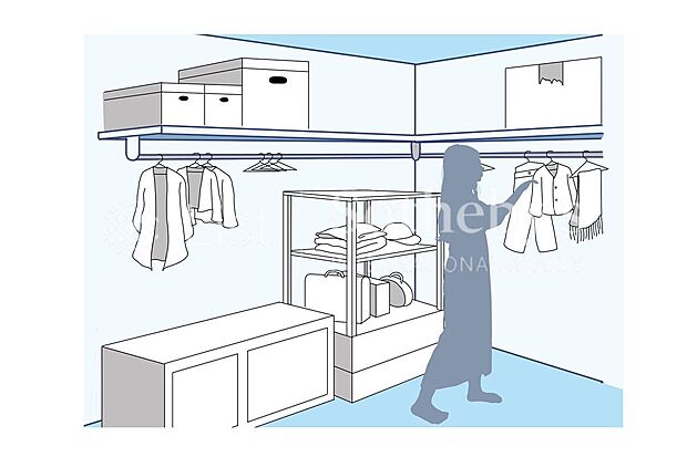 ■WIC■収納量豊富なWICを設置しました。衣類だけでなく、箱物や思い出の品、季節物もたっぷり収納できるので、居住空間をより広く有効活用することができスッキリとしたお部屋になります。