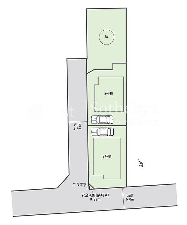 【全体区画図】※図面と異なる場合は現況を優先。