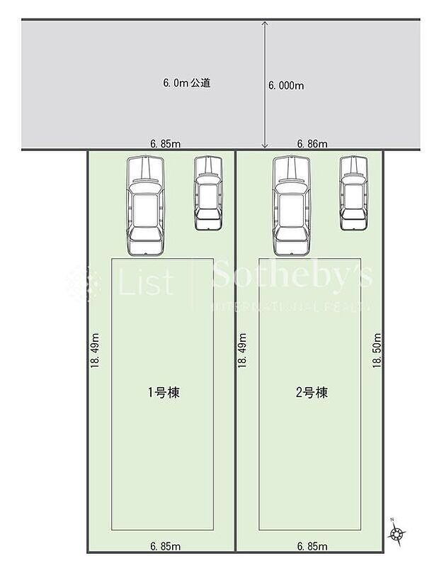 【全体区画図】※図面と異なる場合は現況を優先。