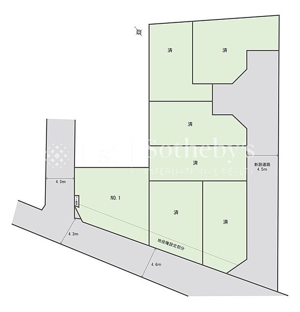 【全体区画図】※図面と異なる場合は現況を優先。