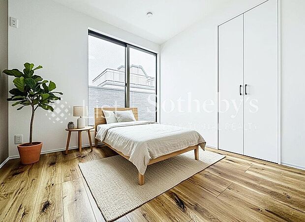 【室内】■ルーム■(B号棟)時の流れをゆったりと感じることができるプライベートルーム。静かな環境でリラックスタイムを満喫。※本画像はAIによるバーチャルステージングを施したイメージです。