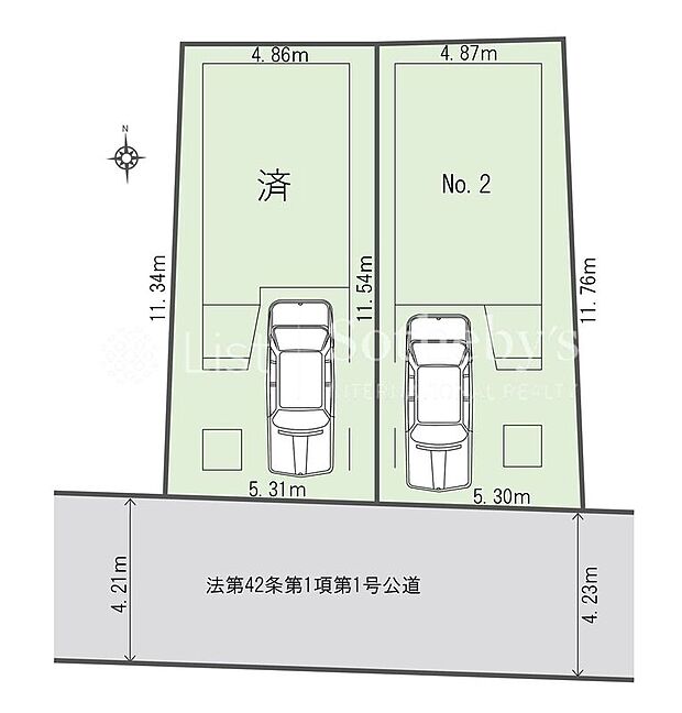 【全体区画図】※図面と異なる場合は現況を優先。