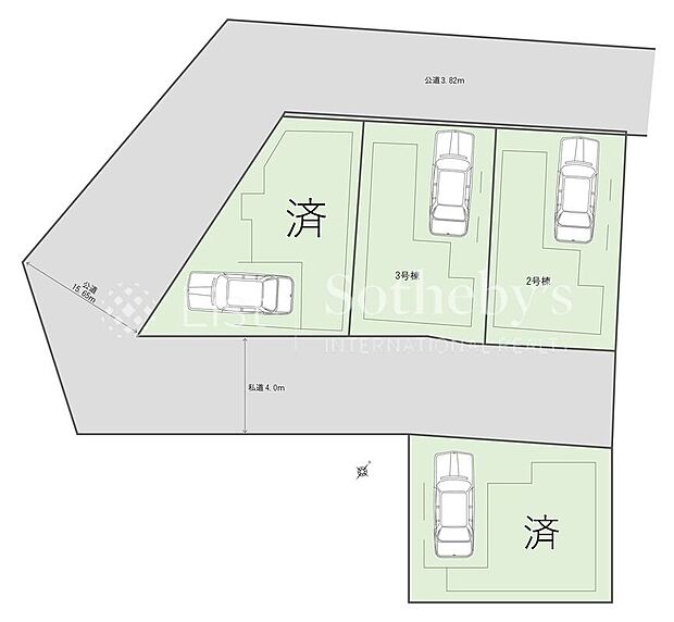 【全体区画図】※図面と異なる場合は現況を優先。