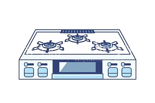 【その他】■3口コンロ■同時に複数調理できて時短になる3口コンロ仕様。忙しい暮らしでも手際よく料理がはかどります。