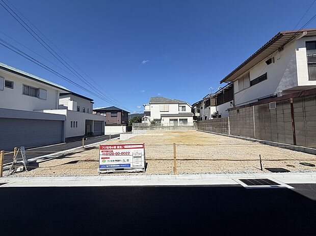 【土地37坪・全区画南向き・住みたい家が創れる邸別設計】現地(2026年7月)撮影